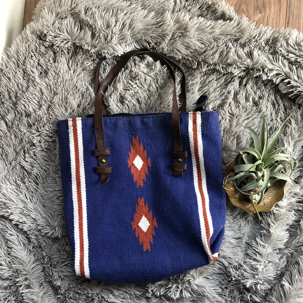 Aztec Print Tote